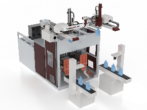 吹塑取出機械手-左右雙臺-前下料